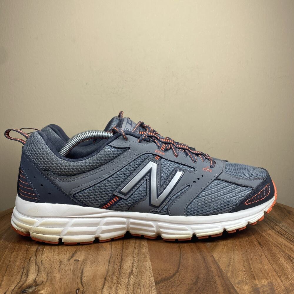 New Balance 430 V1 Mens Gray And Orange Size 12 Athletic Running Shoes M430LG1